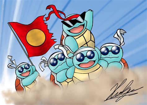 Squirtle Squad by neoyurin on DeviantArt