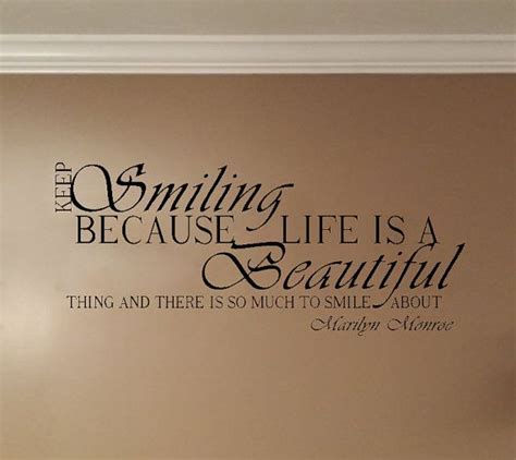 Famous Marilyn Monroe Quote Wall Decal | Etsy | Wall quotes decals ...