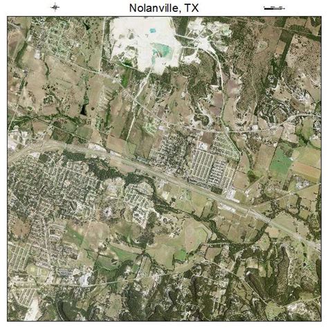 Aerial Photography Map of Nolanville, TX Texas