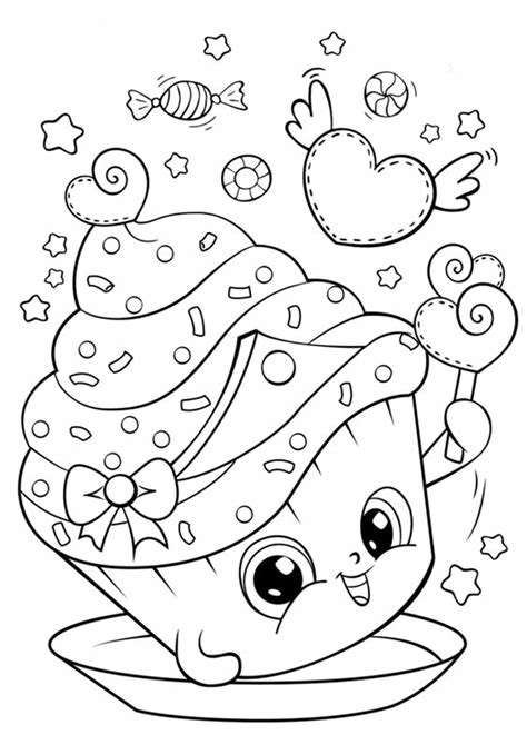 Free & Easy To Print Cute Coloring Pages | Free kids coloring pages, Coloring pages, Cute ...