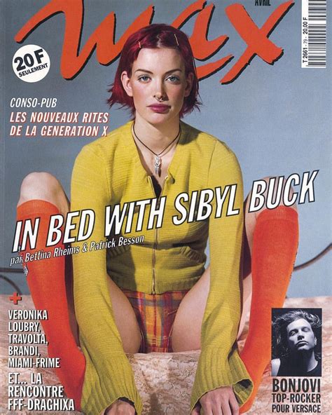 Sibyl Buck for Max Magazine, April 1996 Photographed by Bettina Rheims | 90s models, 90s ...