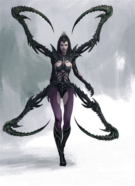 Spider Warrior by Manzanedo.deviantart.com on @DeviantArt Fantasy Women, Fantasy Rpg, Fantasy ...