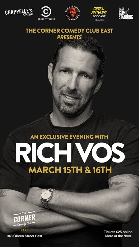 Rich Vos LIVE in Toronto!