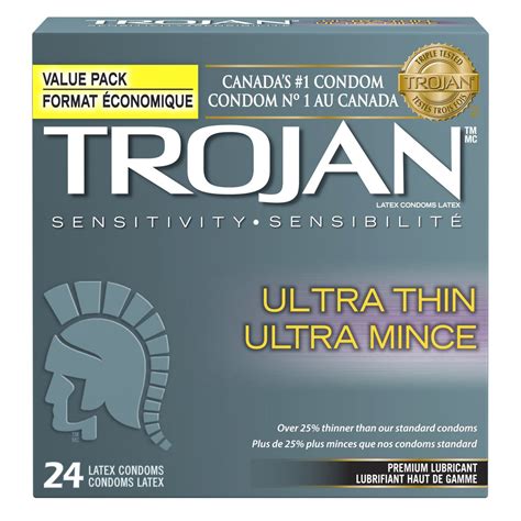 Trojan Ultra Thin Premium Lubricated Value Pack Condoms | Walmart Canada