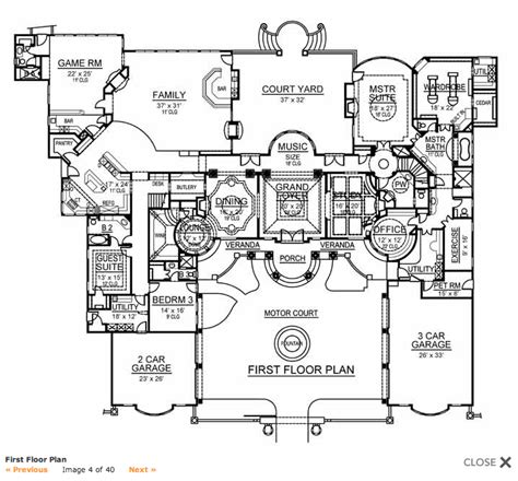 Mansions & More: 9,000 Square Foot Mediterranean w/ Floor Plans