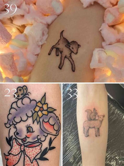 83 Cute Lamb Tattoo Designs - Tattoo Glee