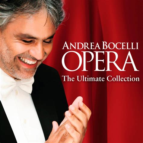 Andrea Bocelli: Opera, the ultimate collection, la portada del disco