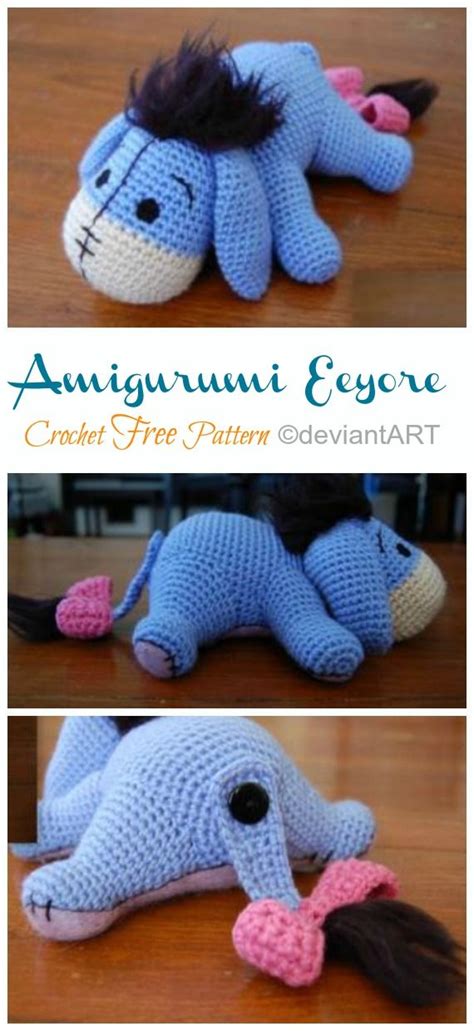 Free eeyore crochet pattern – Artofit