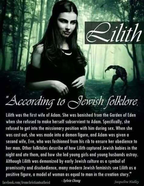 Lilith According to Jewis Folklore | Legends and myths, Lilith, Mythology