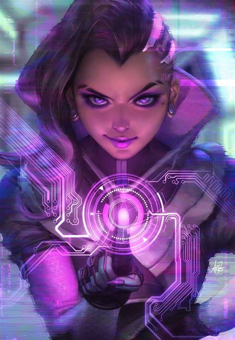 Sombra Video Game Characters, Female Characters, Stanley Lau, Sombra ...