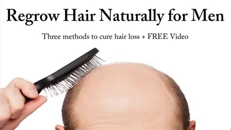 Regrow Hair Naturally for Men - Awesome Methods! - YouTube