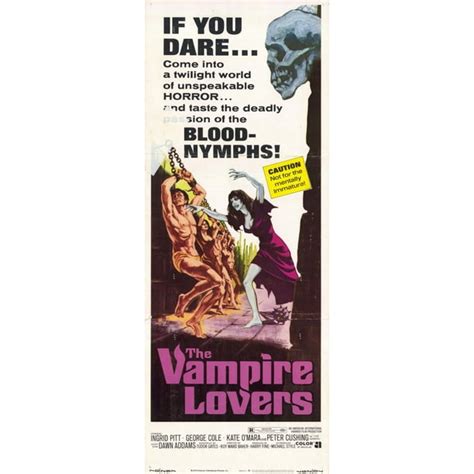 The Vampire Lovers - movie POSTER (Insert Style A) (14" x 36") (1970 ...