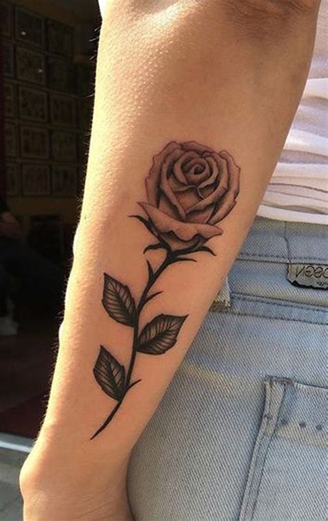 Rose Forearm Tattoo Drawings