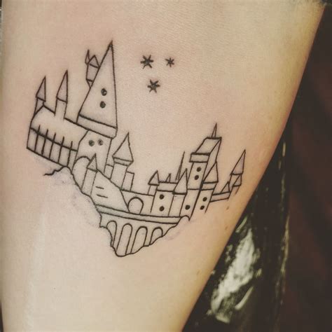 Hogwarts Silhouette Tattoo