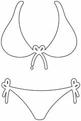 Shape Of Swimsuit  Free Printable Papercraft Templates sketch template