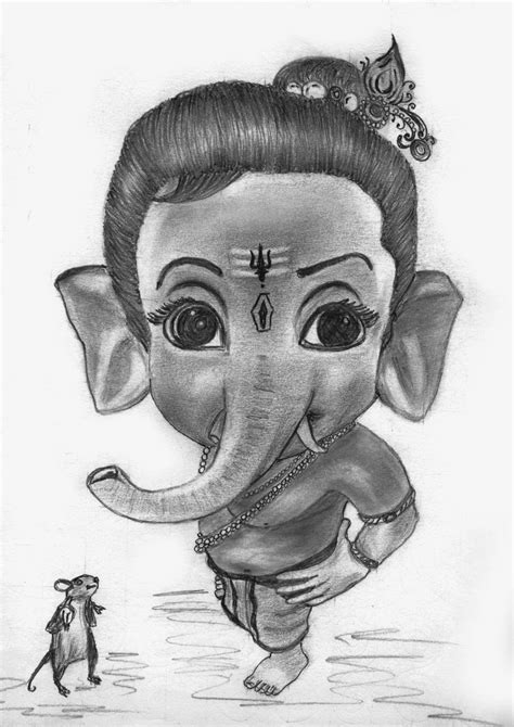 Ganesh Pencil Drawing at PaintingValley.com | Explore collection of ...