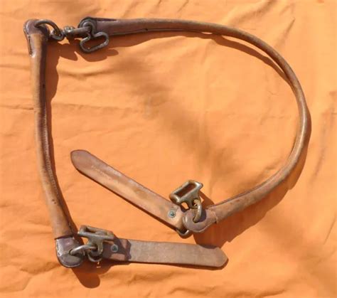 BRITISH ARMY WW1 Ww2 Rha Leather Horse Harness Trace Gun Limber Team £44.99 - PicClick UK