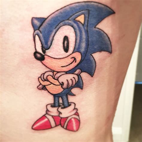 8 Bit Sonic Tattoo