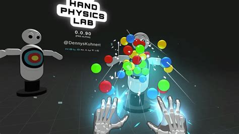 Hand Physics Lab — VR game with the physics of the hands and fingers for Oculus Quest