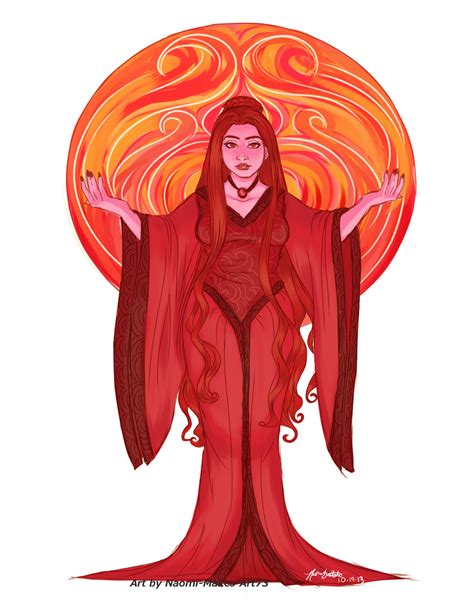 The Red Priestess by naomimakesart on DeviantArt