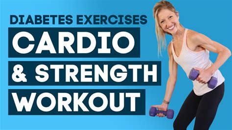 Diabetes Exercises at Home Cardio and Strength Workout For Beginners - Caroline Jordan