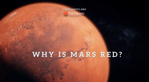 Why Is Mars Red? - The Planets