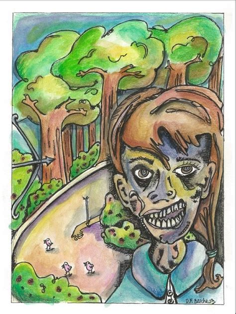 Walking Dead Zombie Drawing at PaintingValley.com | Explore collection of Walking Dead Zombie ...