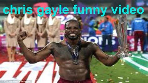 chris gayle funny video - YouTube