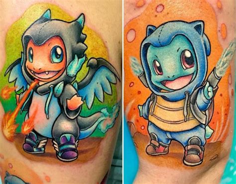 Unique Squirtle Pokemon Tattoo Designs for Fans