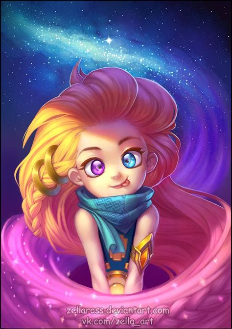 My fanart on Zoe | Lol league of legends, League of legends characters ...