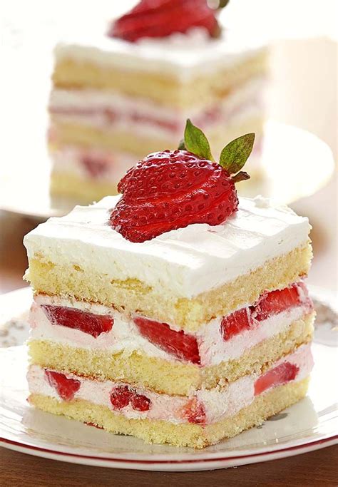 Simple shortcake made with chiffon cake – Artofit