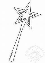 Coloring And Drawing Princess Wand Coloring Page  Coloring Home sketch template