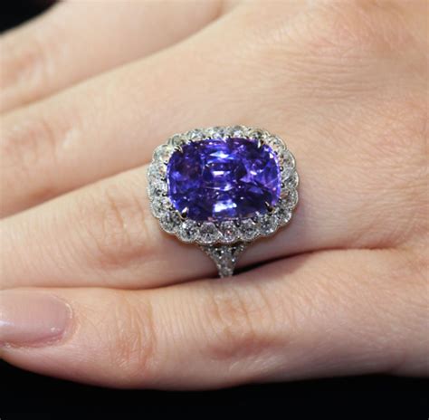 Purple sapphire ring by Leon Mege Purple Sapphire Ring, Sapphire ...