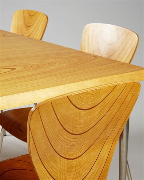 Dining Set, Dining Table, Set Design, Scandinavian Design, Veneers, Chrome, Chair, Furniture ...