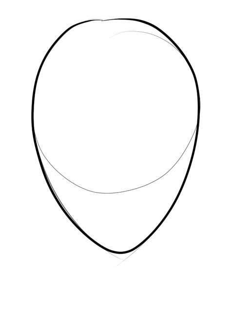 Anime Head Outline - ClipArt Best