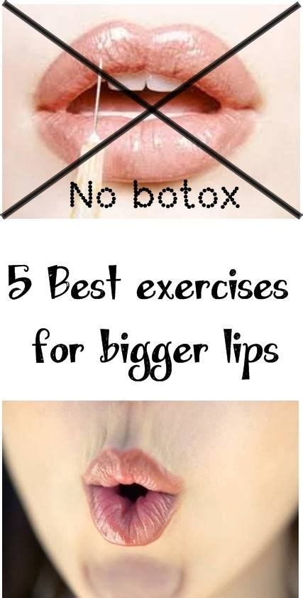 Bigger lips- 5 Best exercises for bigger lips | Big lips, Fuller lips naturally, Face yoga ...