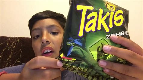 Zombie takis challenge (fail) - YouTube