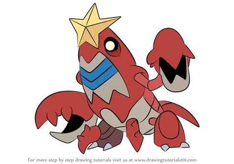 How to Draw Crawdaunt from Pokemon (Pokemon) Step by Step | DrawingTutorials101.com