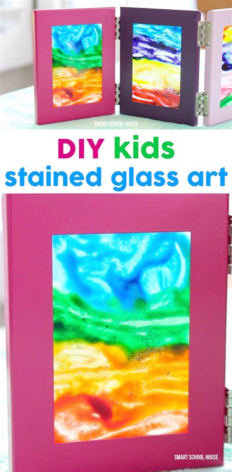 DIY Stained Glass for Kids - A Calming Craft Idea Kids LOVE!