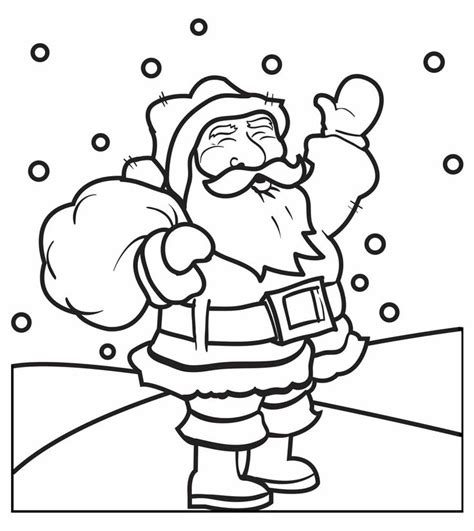 10 desenhos de Papai Noel para colorir - Dicas Práticas | Printable christmas coloring pages ...