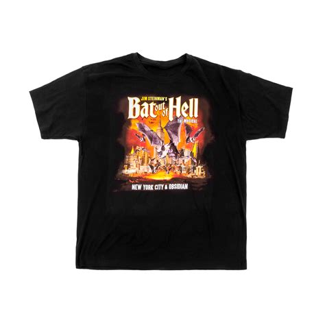 Bat Out of Hell the Musical New York City & Obsidian Event T-shirt | Shop the Bat Out of Hell ...