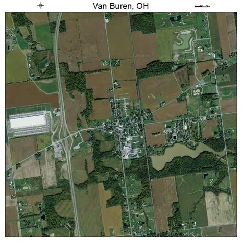 Aerial Photography Map of Van Buren, OH Ohio