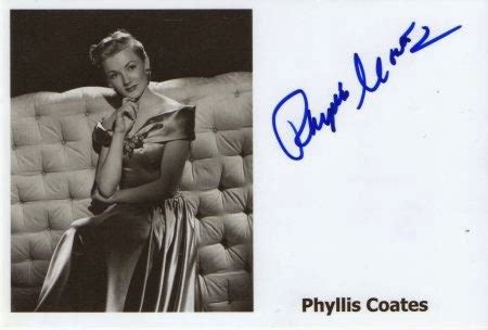 Kiwiautogal's Autographs: Phyllis Coates