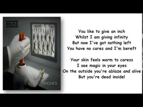 Muse Dead Inside Lyrics - YouTube