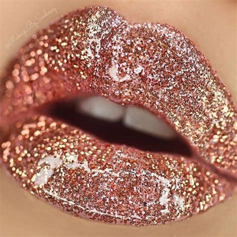 Gold Glitter Lip Aesthetic | Hot Sex Picture