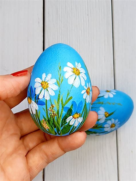 Hand painted wooden Easter egg | Etsy