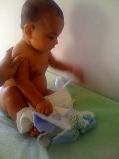 Laila changing her own diaper | Laila changing her own diape… | Flickr