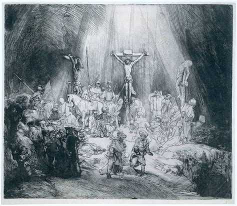 Rembrandt: The Three Crosses | Rembrandt, Rembrandt van rijn, Rembrandt ...