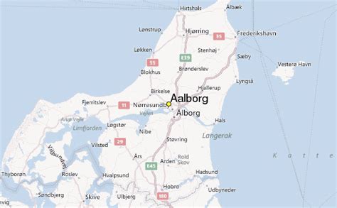 Aalborg denmark map