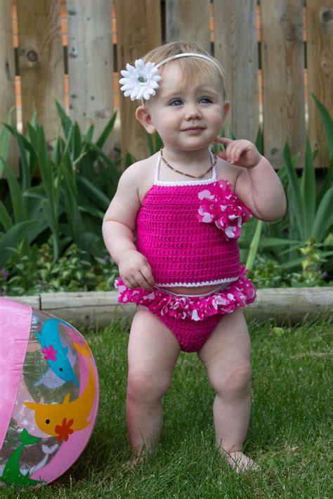 Ravelry: Baby Ruffle Swim Suit by Melissa | Crochet baby shoes pattern ...